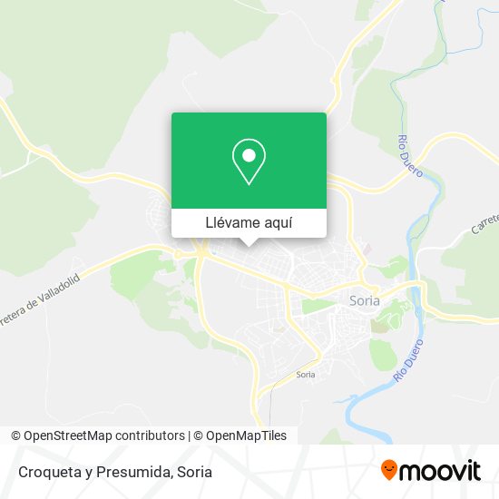 Mapa Croqueta y Presumida