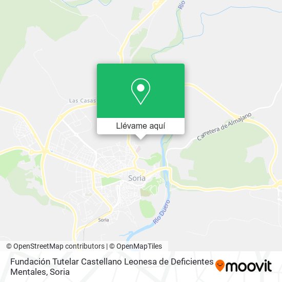 Mapa Fundación Tutelar Castellano Leonesa de Deficientes Mentales