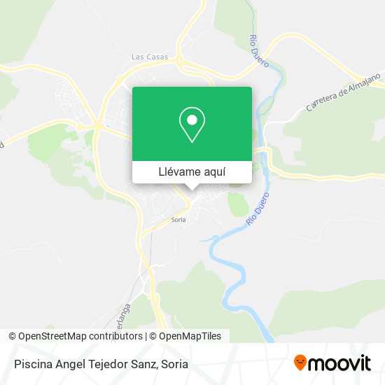 Mapa Piscina Angel Tejedor Sanz