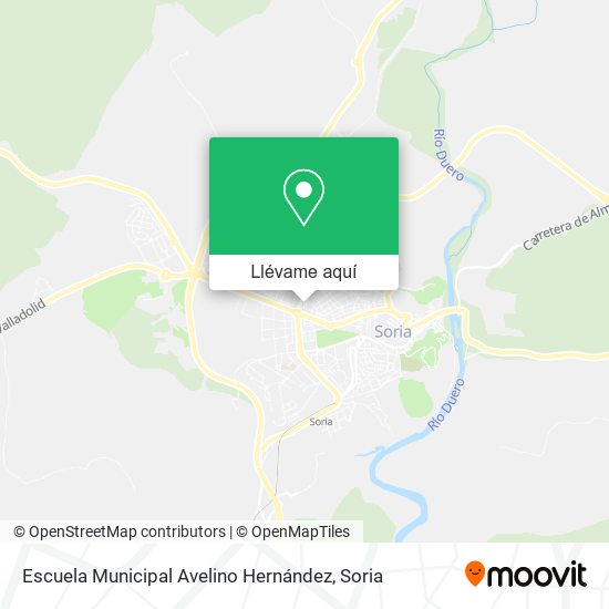 Mapa Escuela Municipal Avelino Hernández