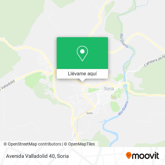 Mapa Avenida Valladolid 40