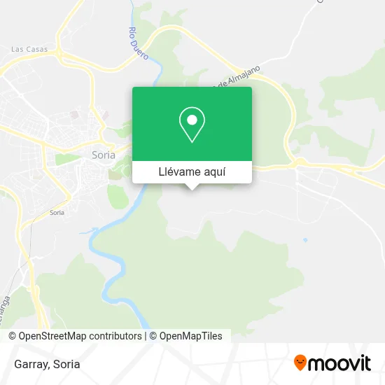 Mapa Garray
