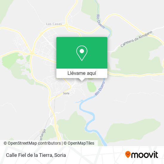 Mapa Calle Fiel de la Tierra