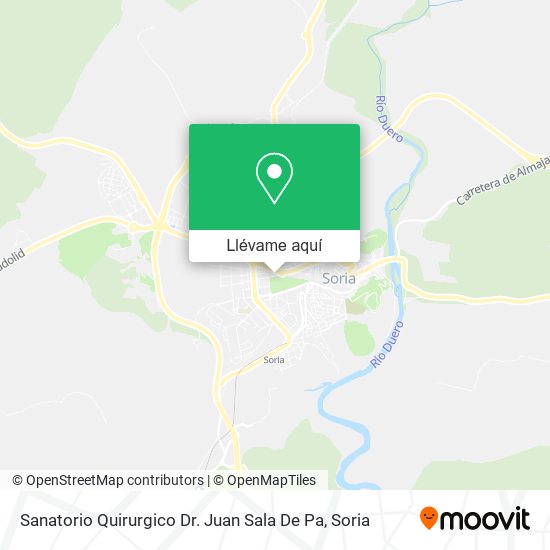 Mapa Sanatorio Quirurgico Dr. Juan Sala De Pa