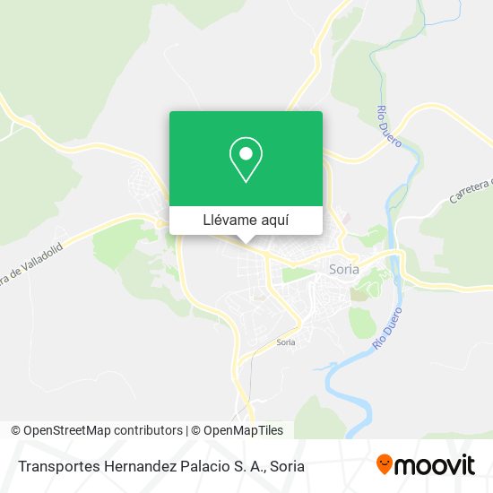 Mapa Transportes Hernandez Palacio S. A.