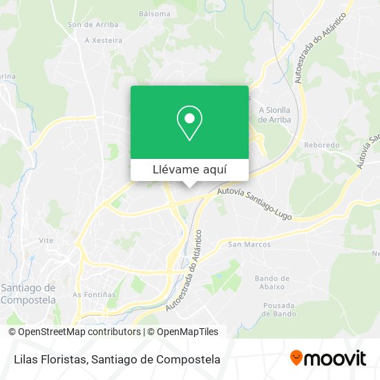 Cómo llegar a Lilas Floristas en Santiago De Compostela en Autobús?