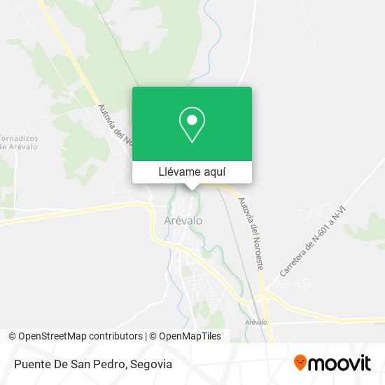 Mapa Puente De San Pedro
