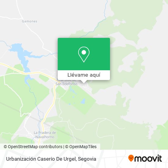 Mapa Urbanización Caserío De Urgel