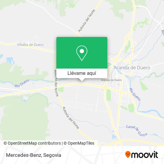 Mapa Mercedes-Benz