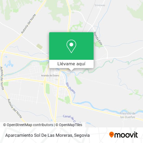 Mapa Aparcamiento Sol De Las Moreras