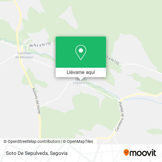 Mapa Soto De Sepulveda