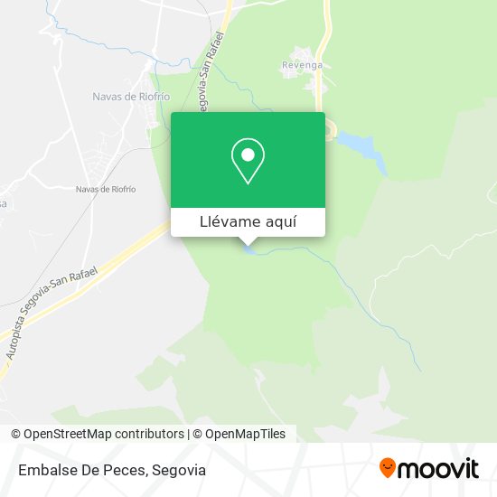 Mapa Embalse De Peces