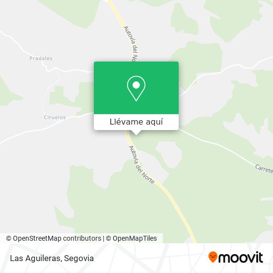 Mapa Las Aguileras