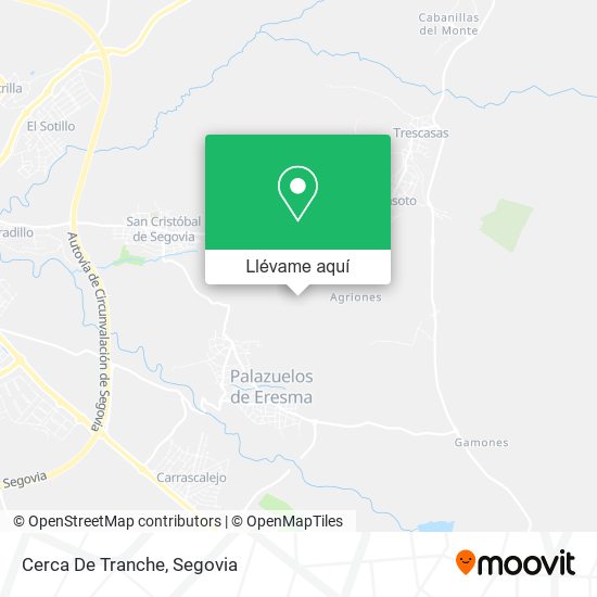 Mapa Cerca De Tranche