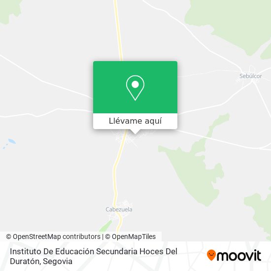 Mapa Instituto De Educación Secundaria Hoces Del Duratón