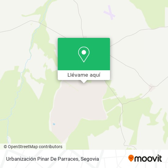 Mapa Urbanización Pinar De Parraces