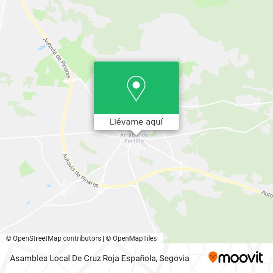 Mapa Asamblea Local De Cruz Roja Española