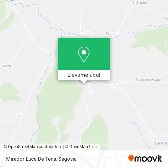 Mapa Mirador Luca De Tena