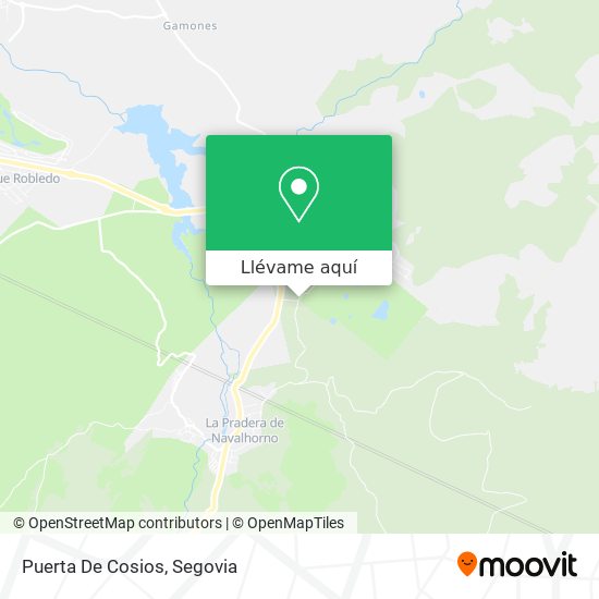 Mapa Puerta De Cosios
