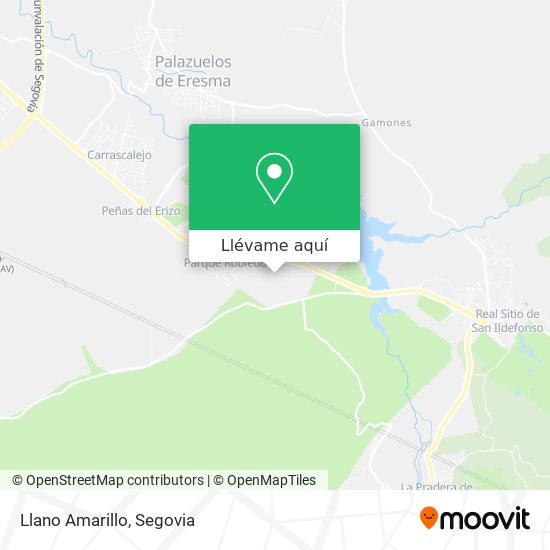 Mapa Llano Amarillo