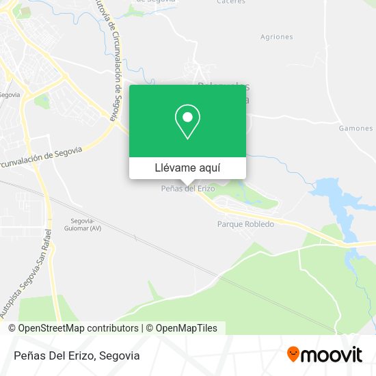 Mapa Peñas Del Erizo