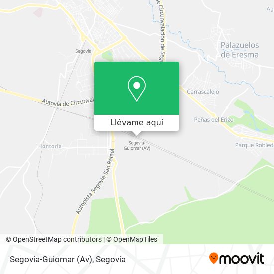 Mapa Segovia-Guiomar (Av)