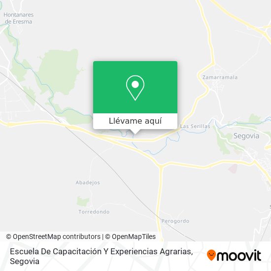 Mapa Escuela De Capacitación Y Experiencias Agrarias