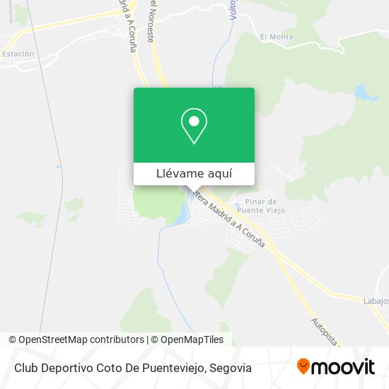 Mapa Club Deportivo Coto De Puenteviejo