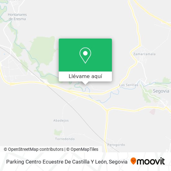 Mapa Parking Centro Ecuestre De Castilla Y León