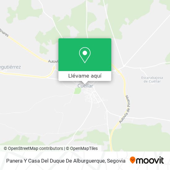 Mapa Panera Y Casa Del Duque De Alburguerque