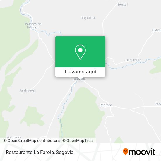 Mapa Restaurante La Farola