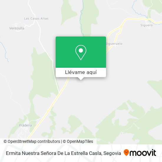 Mapa Ermita Nuestra Señora De La Estrella Casla
