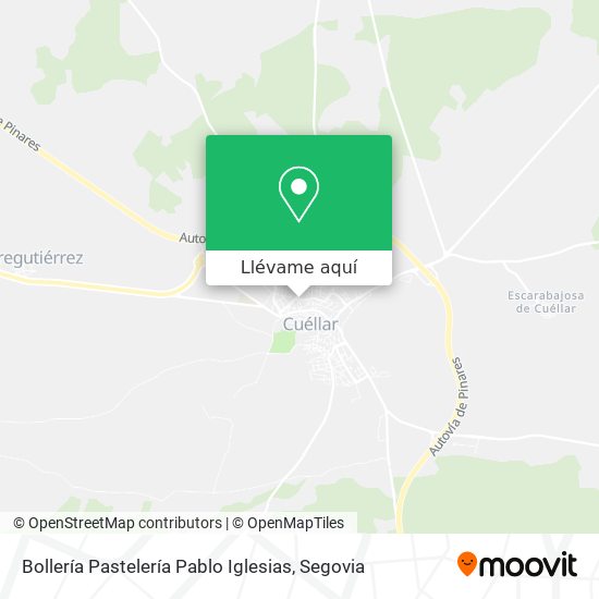 Mapa Bollería Pastelería Pablo Iglesias