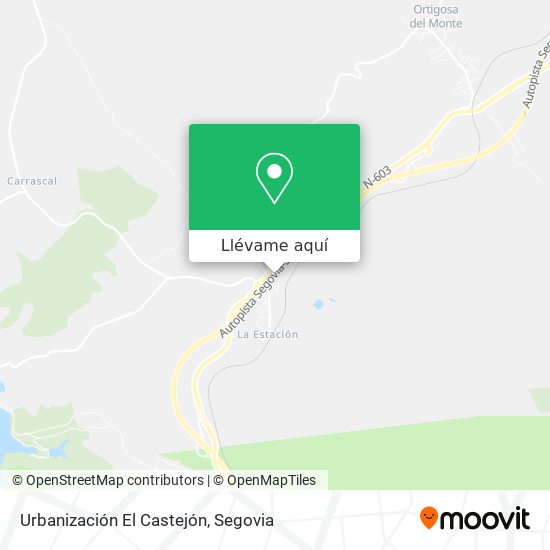 Mapa Urbanización El Castejón