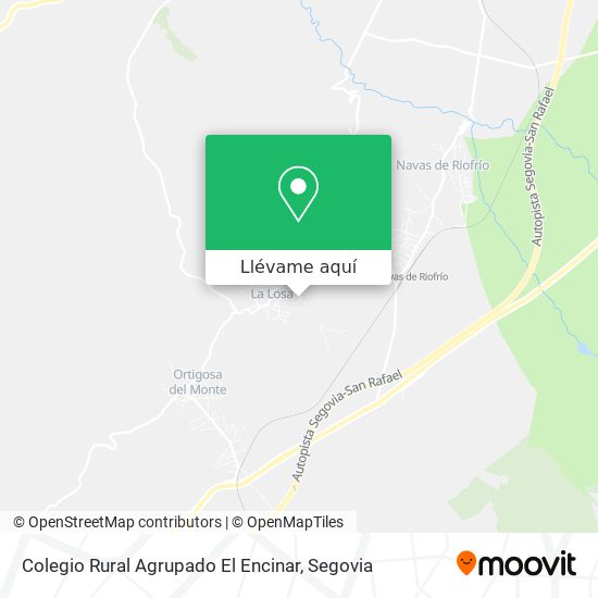 Mapa Colegio Rural Agrupado El Encinar