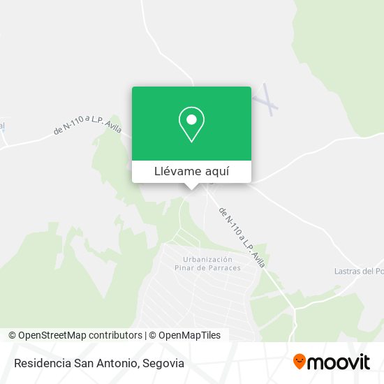 Mapa Residencia San Antonio