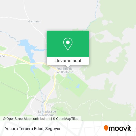 Mapa Yecora Tercera Edad