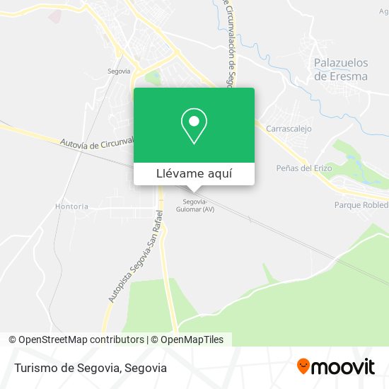 Mapa Turismo de Segovia