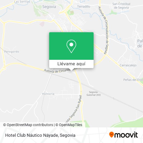 Mapa Hotel Club Náutico Náyade