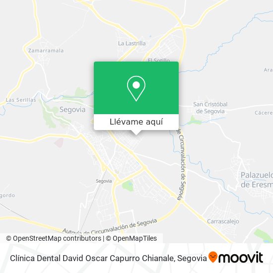 Mapa Clínica Dental David Oscar Capurro Chianale