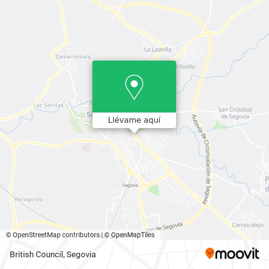 Mapa British Council