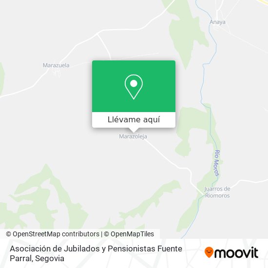 Mapa Asociación de Jubilados y Pensionistas Fuente Parral