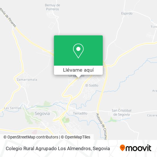 Mapa Colegio Rural Agrupado Los Almendros