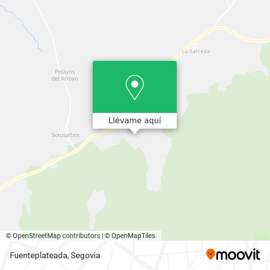 Mapa Fuenteplateada