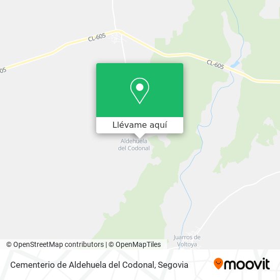 Mapa Cementerio de Aldehuela del Codonal