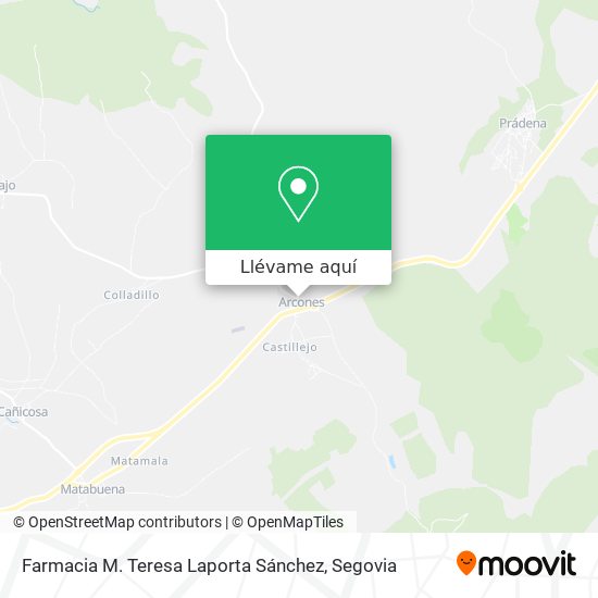Mapa Farmacia M. Teresa Laporta Sánchez