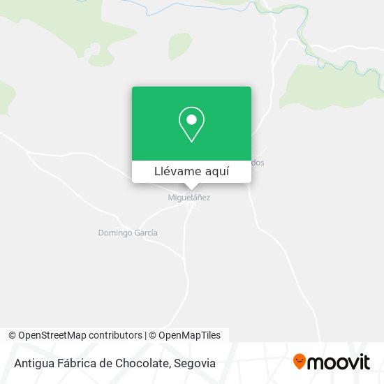 Mapa Antigua Fábrica de Chocolate