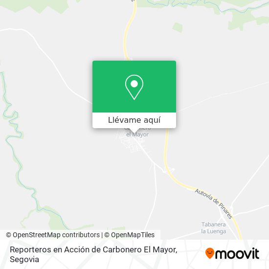 Mapa Reporteros en Acción de Carbonero El Mayor