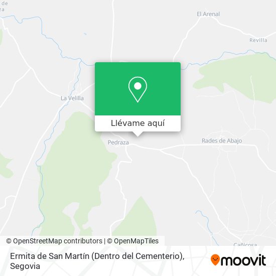 Mapa Ermita de San Martín (Dentro del Cementerio)