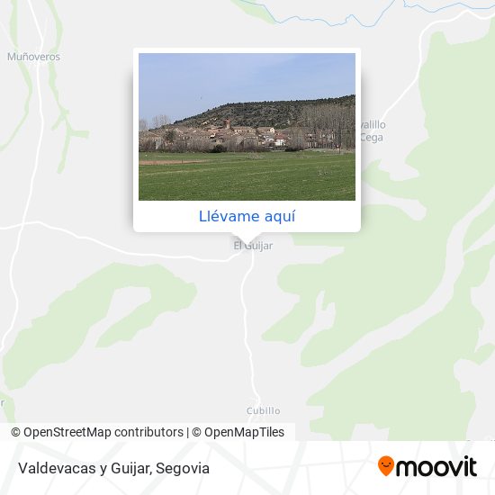 Mapa Valdevacas y Guijar